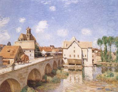 Alfred Sisley The Bridge of Moret (mk09) china oil painting image